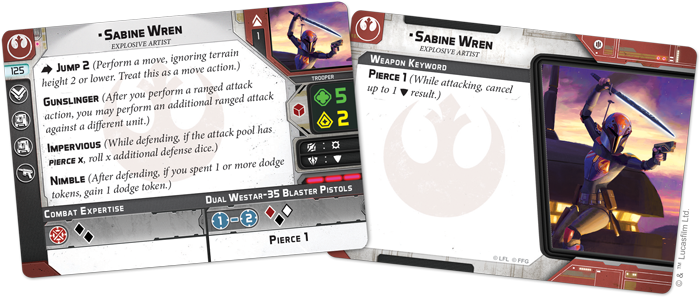 Star Wars : Legion - Sabine Wren Operative Expansion